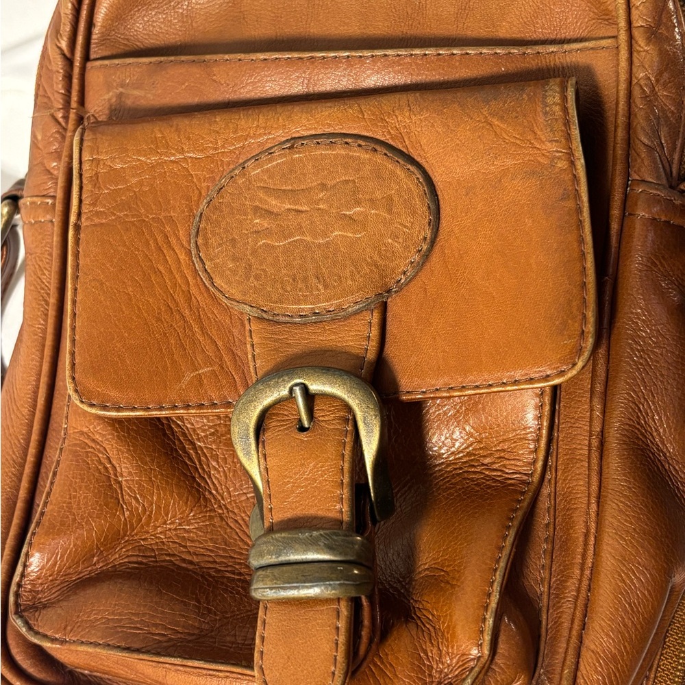 American Angel - Vintage 90s Leather Crossbody Purse - Picture 2 of 8